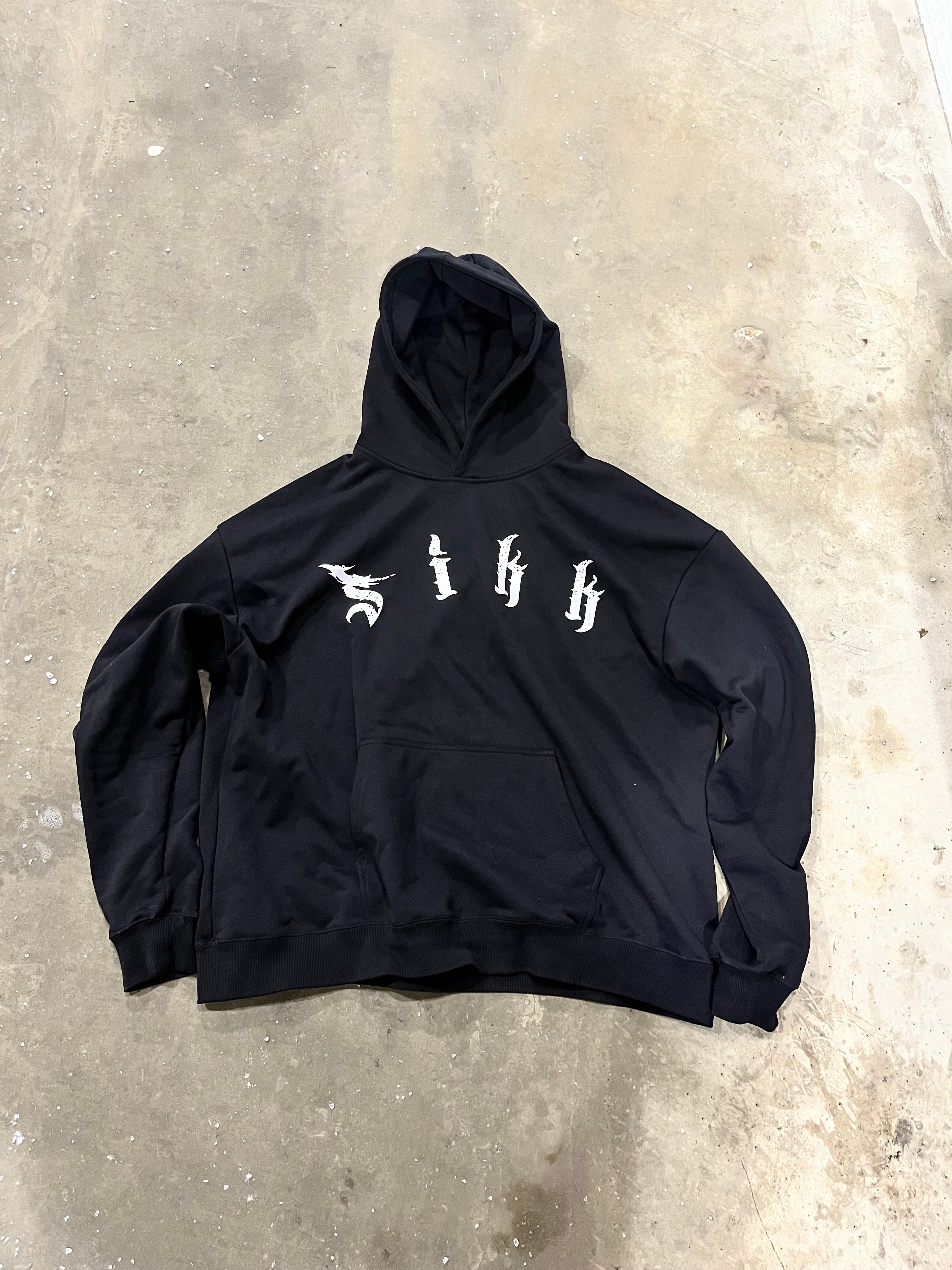Black "Sikk" Hoodie