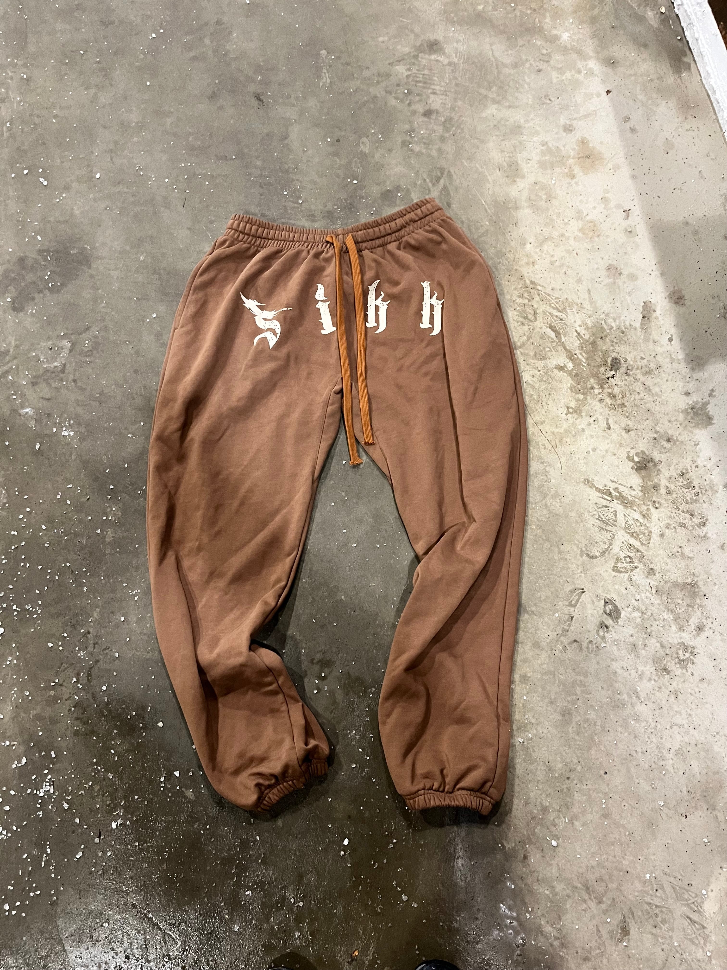 Brown "Sikk" Sweats