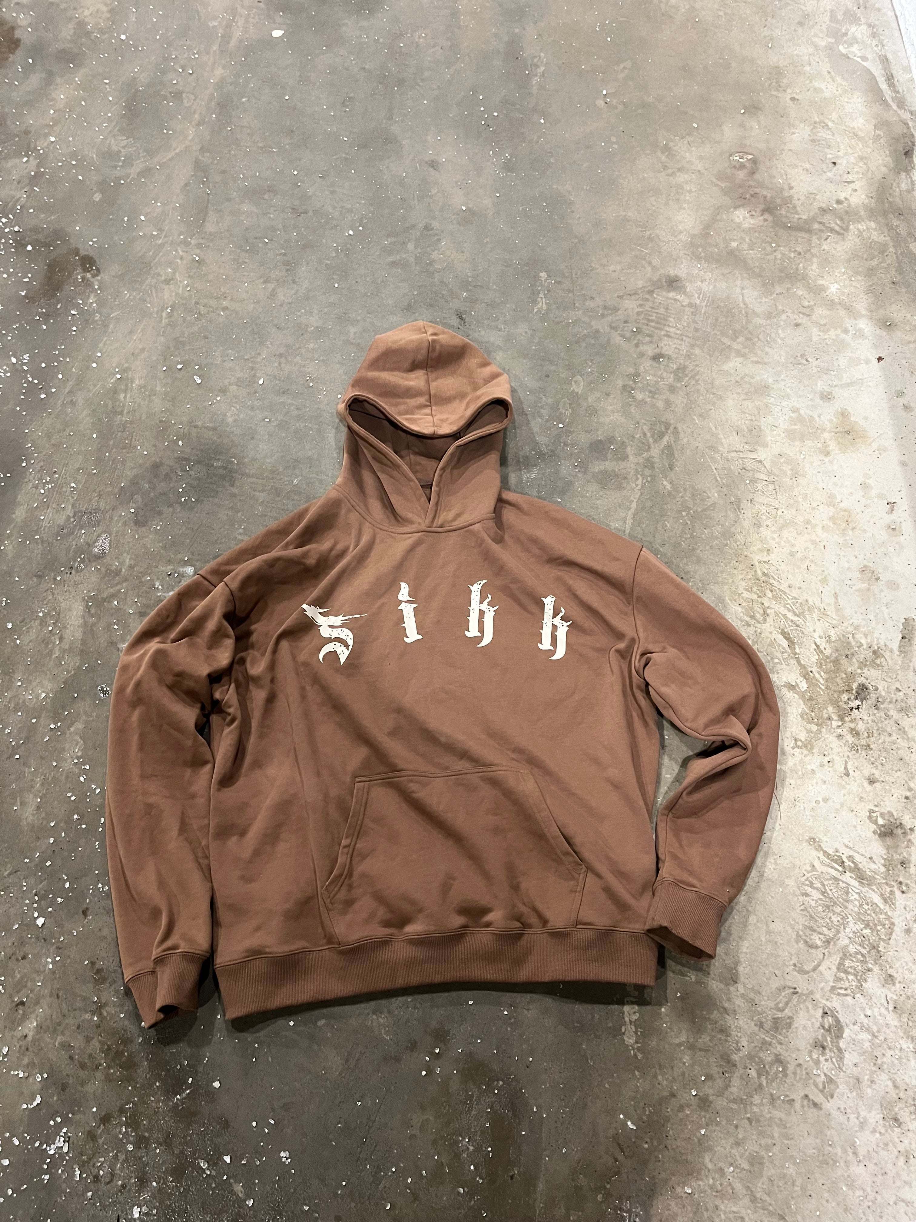 Brown "Sikk" Hoodie