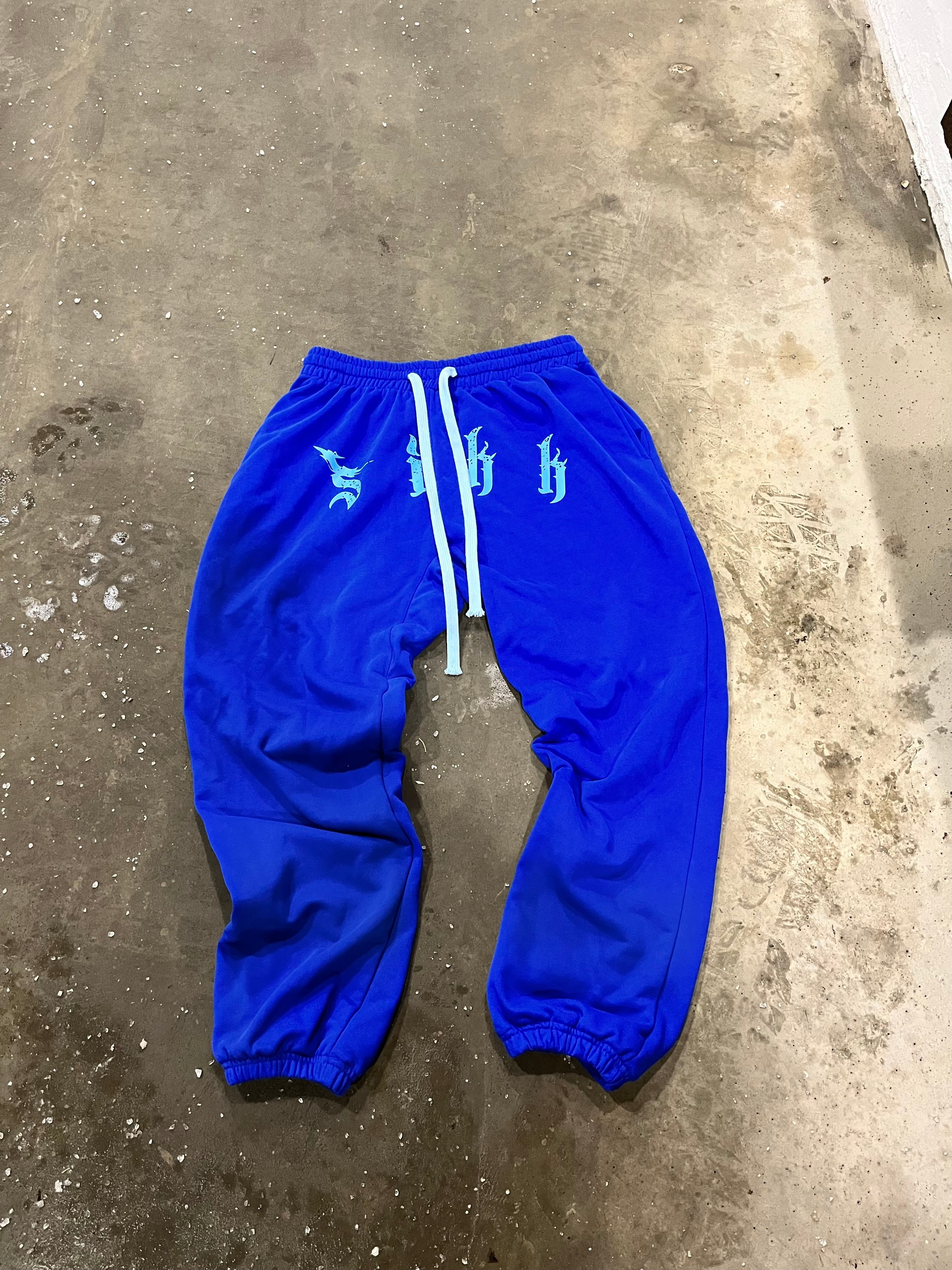 Blue "Sikk" Sweats