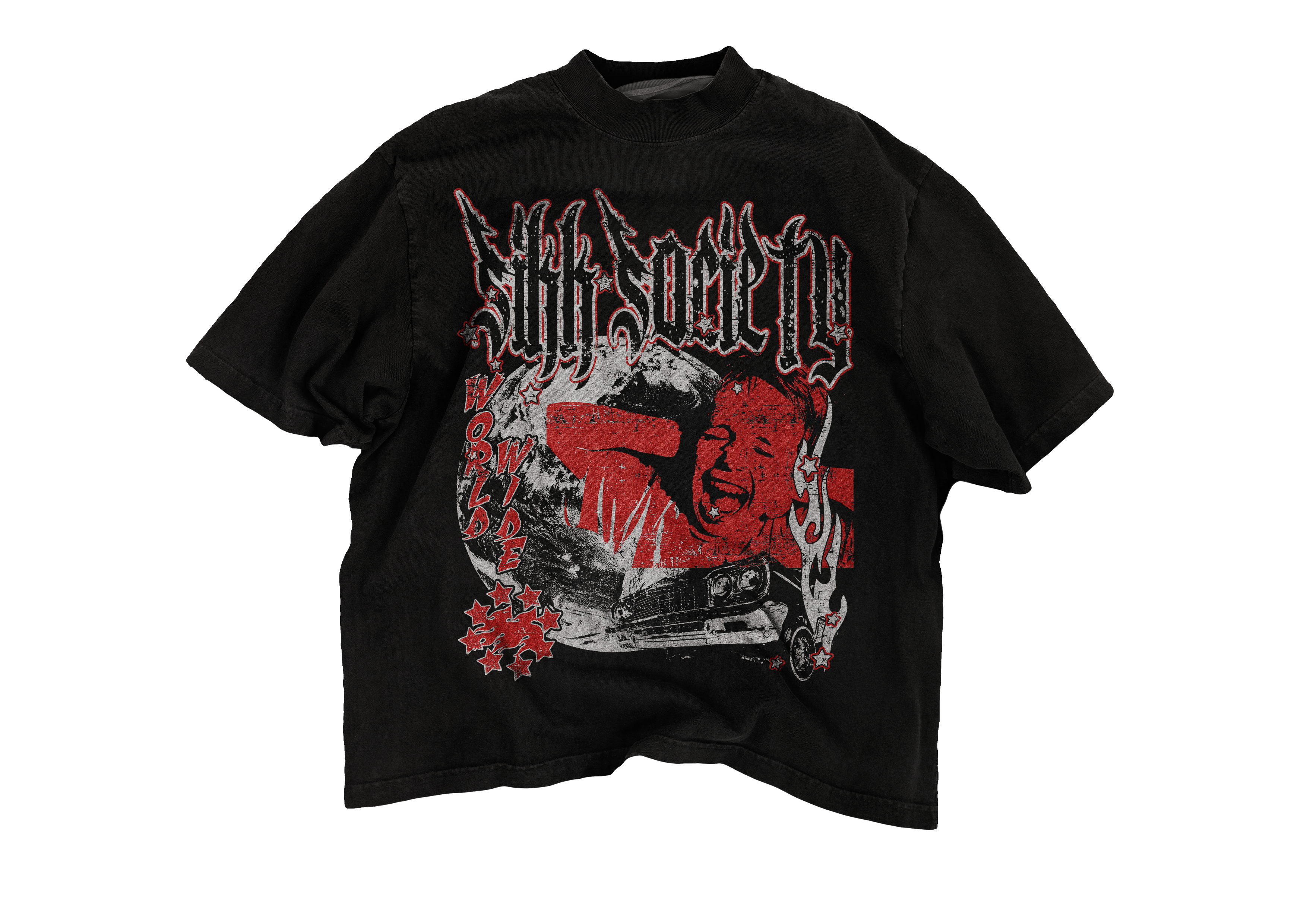 Sikk Society Worldwide Tee "Red"
