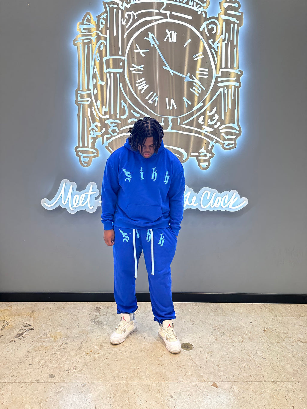 Blue "Sikk" Hoodie
