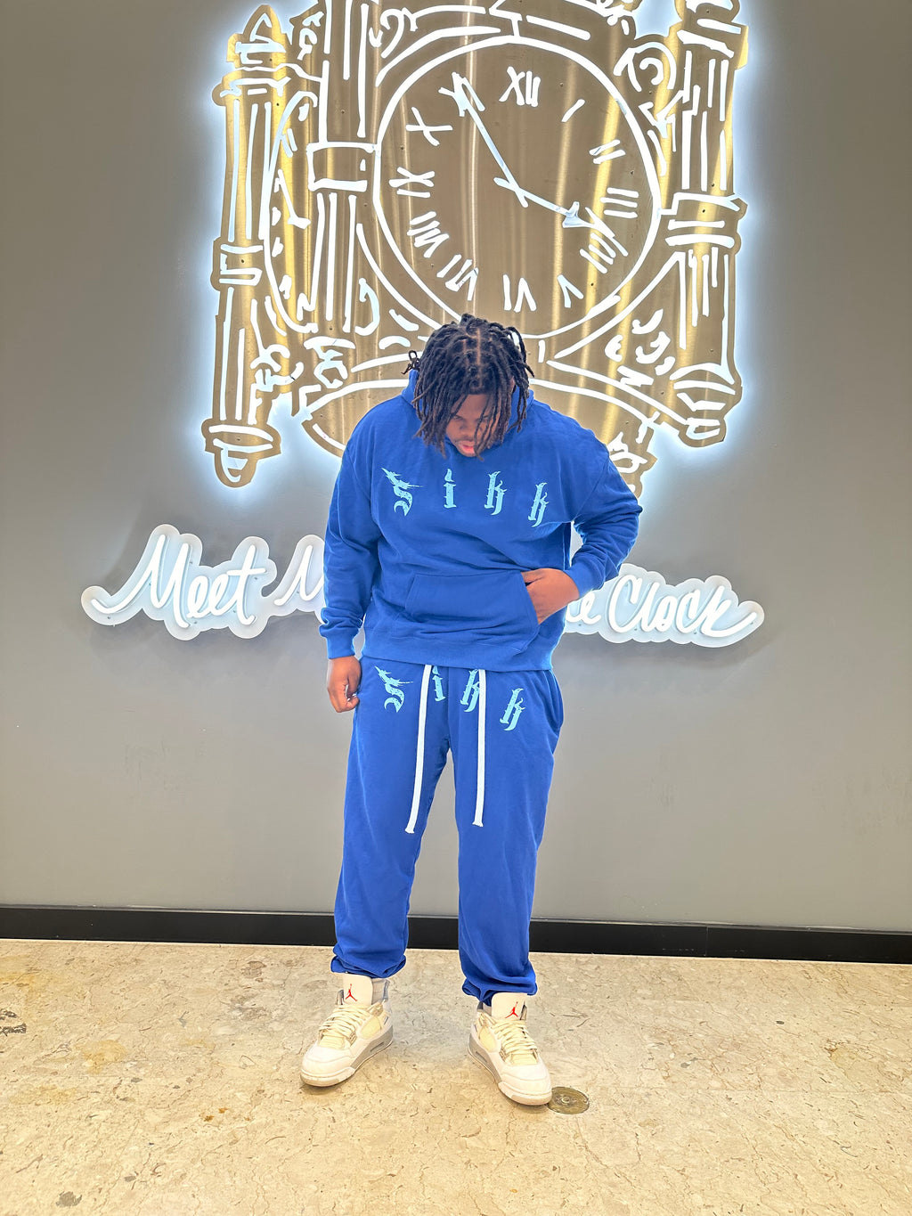 Blue "Sikk" Sweats