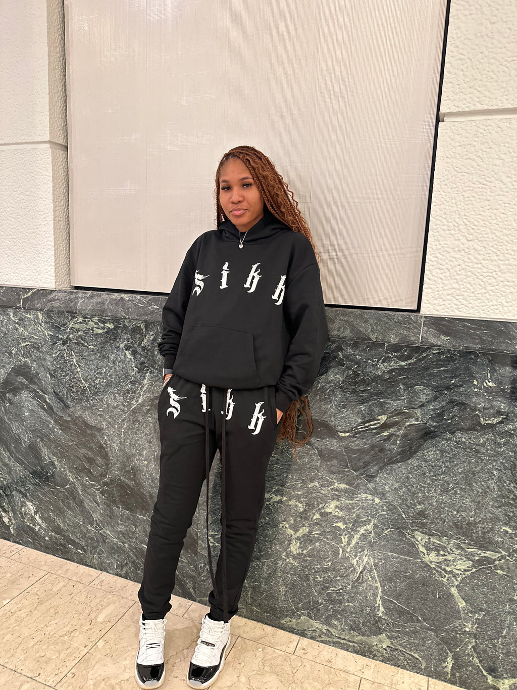 Black "Sikk" Hoodie