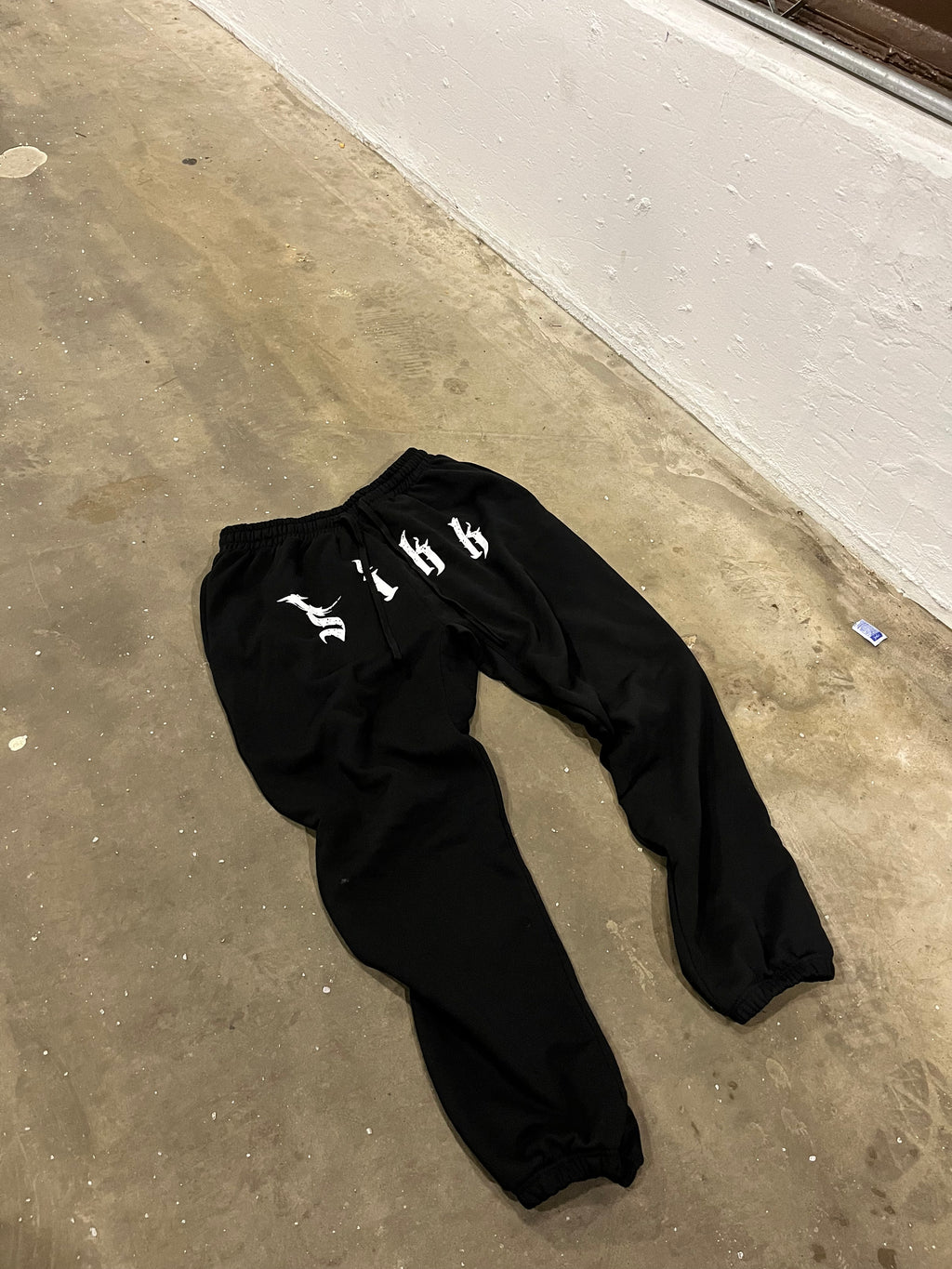 Black "Sikk" Sweats